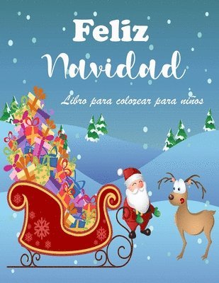 bokomslag Increíble libro de Navidad para colorear para niños