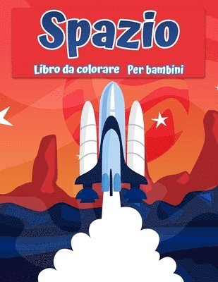 Spazio libro da colorare per bambini 1