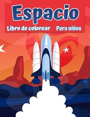 bokomslag Libro para colorear espacio para niños