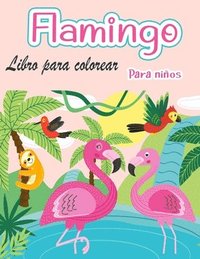 bokomslag Libro para colorear de flamencos para ninos
