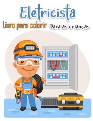 bokomslag Livro para colorir eletricista para crianças
