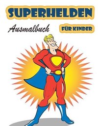 bokomslag Superhelden-Malbuch fr Kinder im Alter von 4-8 Jahren