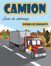 bokomslag Livre de coloriage de camions