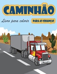 bokomslag Livro de colorao de caminhes