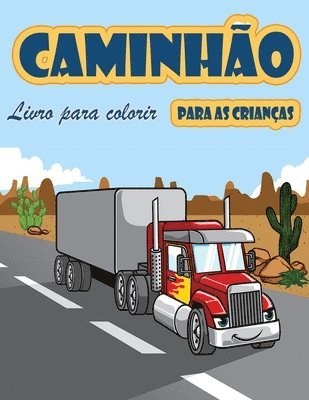 Livro de coloração de caminhões