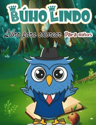 bokomslag Libro para colorear de búhos para niños