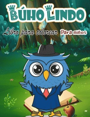 bokomslag Libro para colorear de buhos para ninos