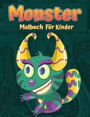 bokomslag Monster Malbuch fr Kinder