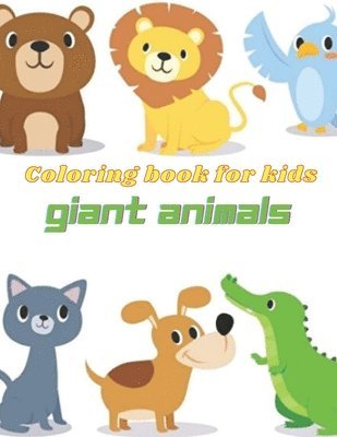 bokomslag Giant Animals Coloring Book