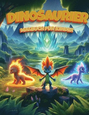 bokomslag Dinosaurier - Malbuch fr Jungen