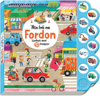 bokomslag Fordon : ljudbok med 10 knappar
