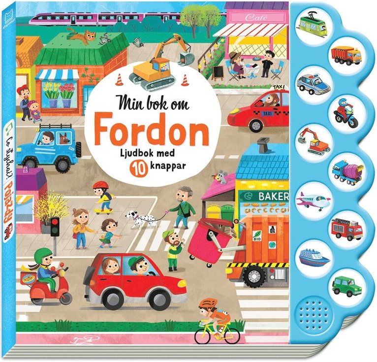 Fordon : ljudbok med 10 knappar 1