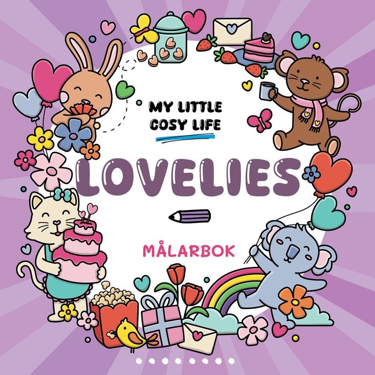 Lovelies. En Cozy Coloring målarbok från My Little Cosy Life