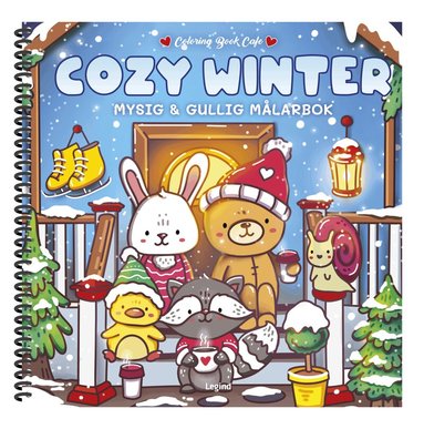 Coloring Book Cafe - Cozy Winter Deluxe. Lyxig Cozy Coloring målarbok från Coloring Book Cafe, Häftad
