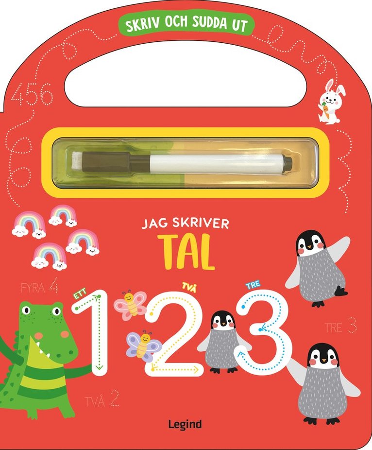 Jag skriver tal : skriv och sudda ut