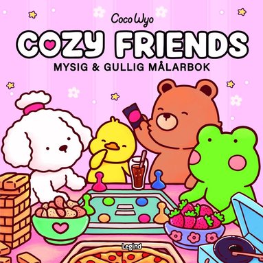 Coco Wyo - Cozy Friends : Mysig och gullig Cozy Coloring målarbok från Coco Wyo, Häftad
