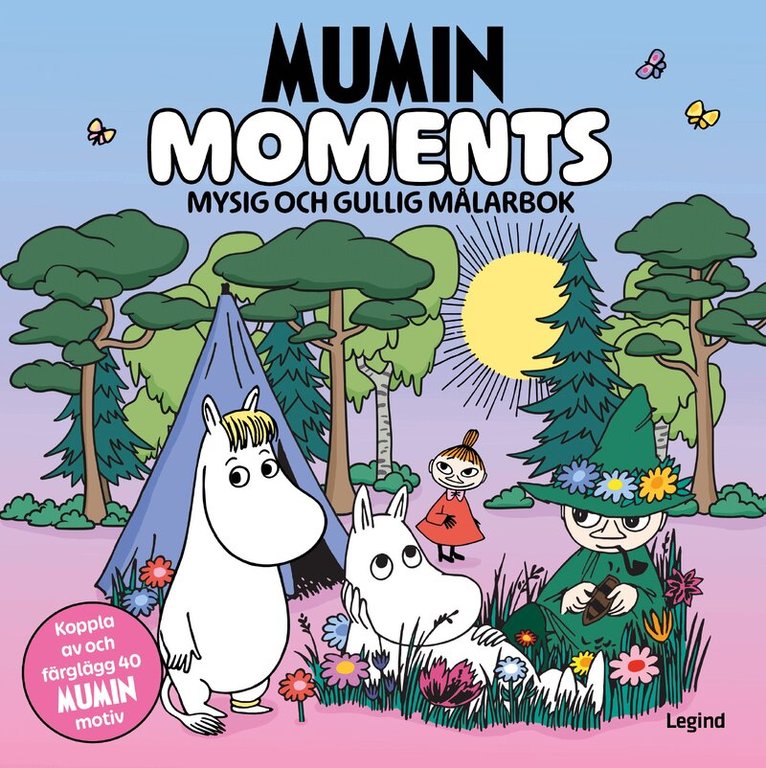 Mumin Moments : Mysig och gullig Cozy Coloring målarbok