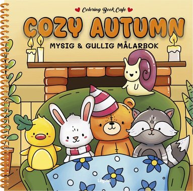 Coloring Book Cafe - Cozy Autumn Deluxe. Lyxig Cozy Coloring målarbok från Coloring Book Cafe, Häftad