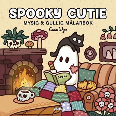 Coco Wyo - Spooky Cutie : Mysig och gullig Cozy Coloring målarbok från Coco Wyo, Häftad