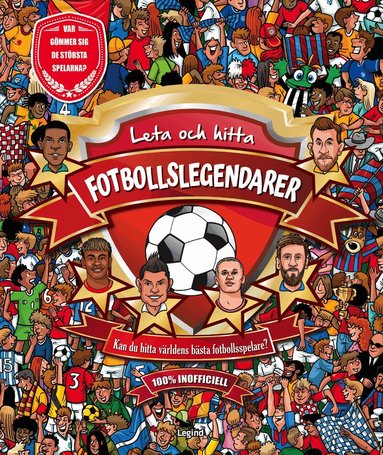 Fotbollslegendarer : leta och hitta, Inbunden