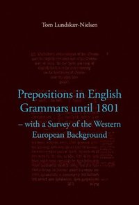 bokomslag Prepositions in English Grammars Until 1801