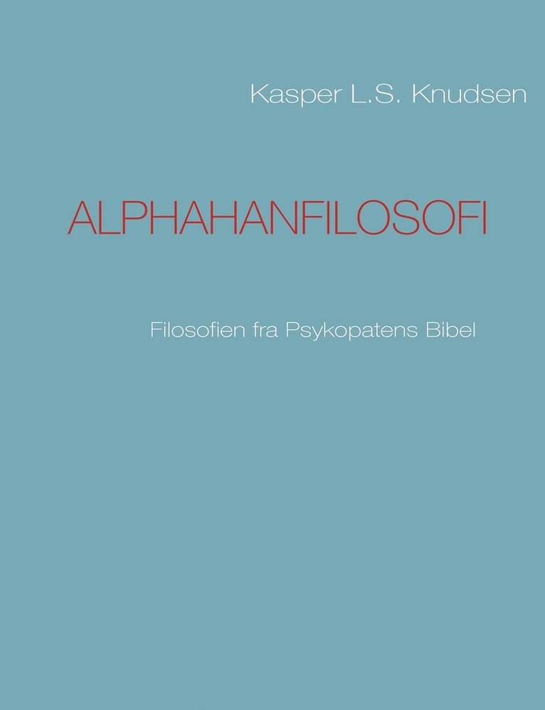 Alphahanfilosofi 1