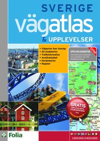 bokomslag Sverige vägatlas & upplevelser