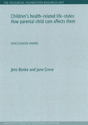 Jens Bonke, Jane Greve - Children's Health-Related Life-Styles, Häftad