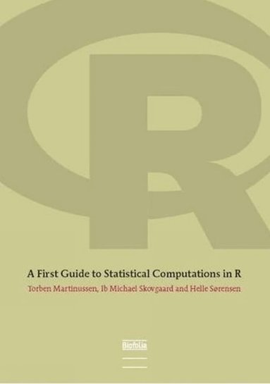 Torben Martinussen, Ib Michael Skovgaard, Helle Sørensen - First Guide to Statistical Computations in R, Häftad