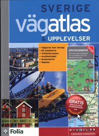 bokomslag Sverige Vägatlas & upplevelser