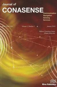 bokomslag Journal of Communication, Navigation, Sensing and Services (Conasense)