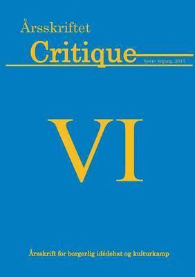 bokomslag Arsskriftet Critique VI