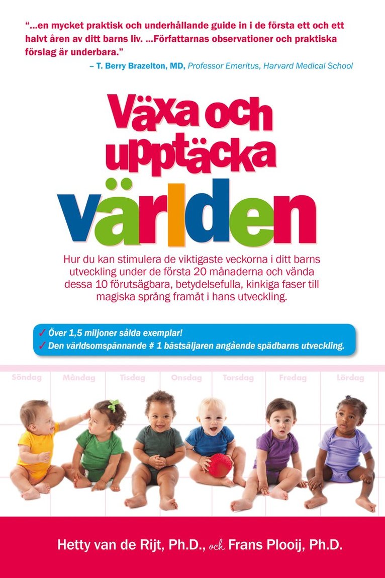 Frans X. Plooij, Hetty van de Rijt - Växa och upptäcka världen : tio steg i barnets mentala utveckling, Häftad