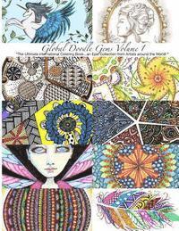 bokomslag "Global Doodle Gems" Volume 1: "The Ultimate Coloring Book...an Epic Collection from Artists around the World! "