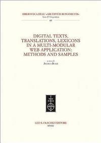 bokomslag Digital texts, translations, lexicons in a multi-modular web application: methods and samples