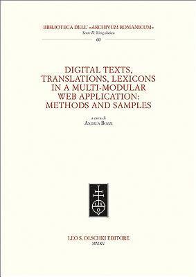 Digital texts, translations, lexicons in a multi-modular web application: methods and samples 1