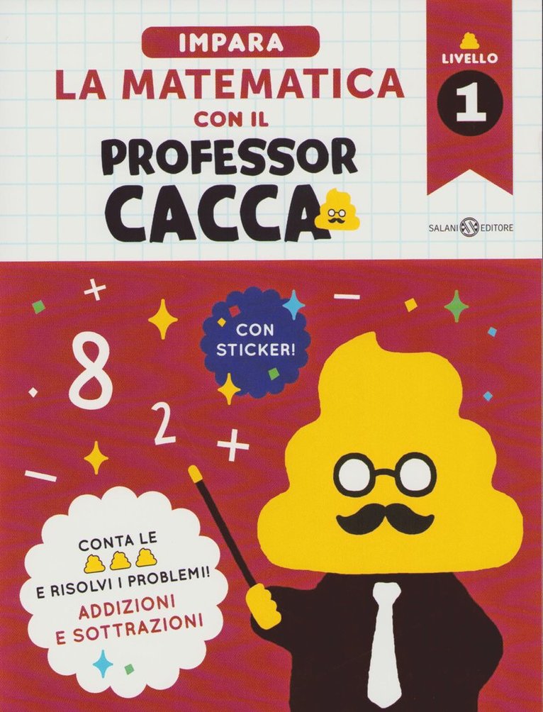 Lär dig matematik med professor Poop # 1 (Italienska), Häftad