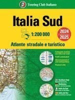bokomslag Italy South atlas - atlante stradale Sud 2024/2025