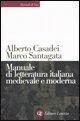 bokomslag Manuale di letteratura italiana medievale e moderna