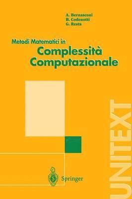Metodi Matematici in Complessita Computazionale 1