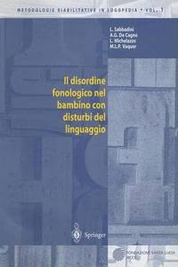 bokomslag Il disordine fonologico nel bambino con disturbi del linguaggio
