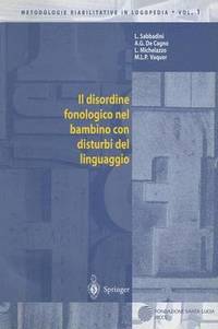 bokomslag Il disordine fonologico nel bambino con disturbi del linguaggio