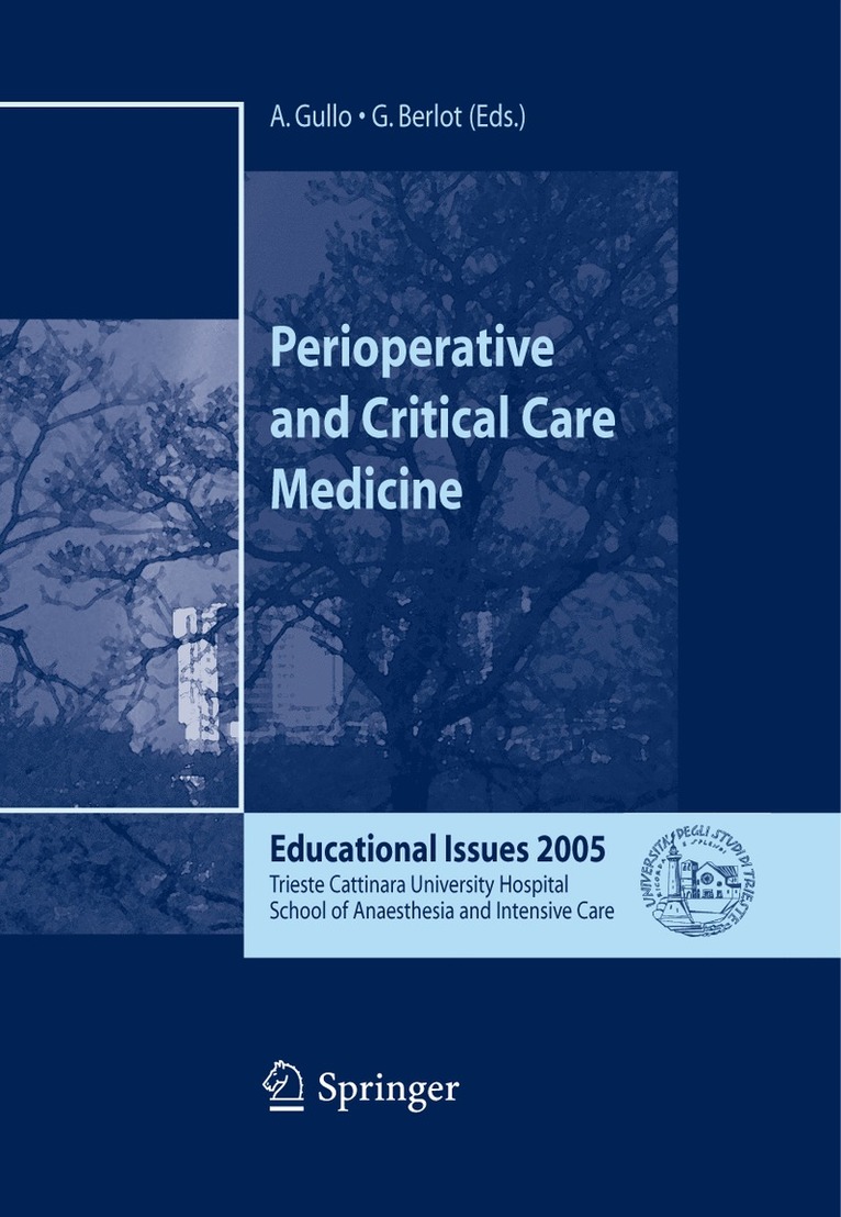 A. Gullo, G. Berlot - Perioperative and Critical Care Medicine, Häftad