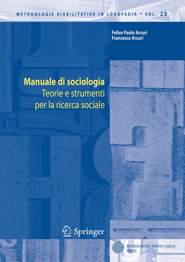 Felice Paolo Arcuri, Francesca Arcuri - Manuale di sociologia, Häftad