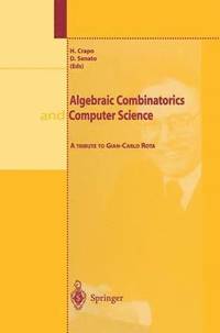 bokomslag Algebraic Combinatorics and Computer Science