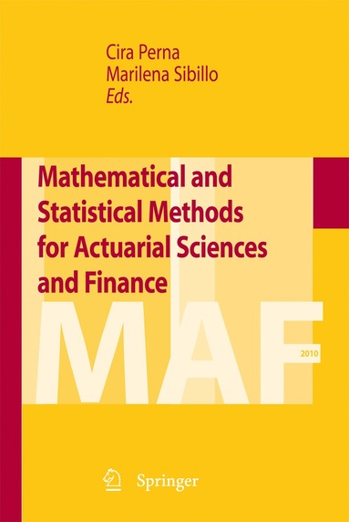 bokomslag Mathematical and Statistical Methods for Actuarial Sciences and Finance