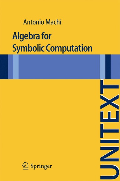 bokomslag Algebra for Symbolic Computation