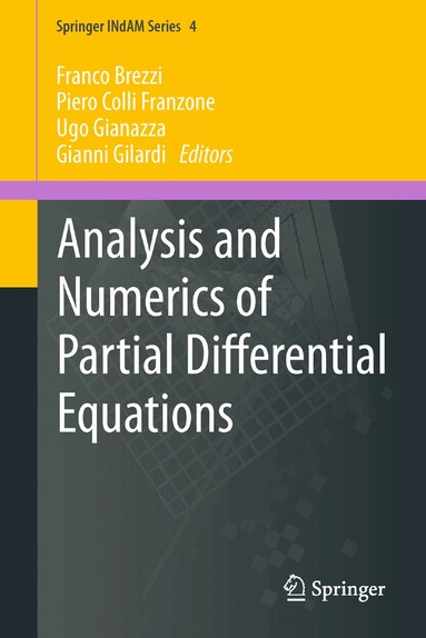 Franco Brezzi, Piero Colli Franzone, Ugo Pietro Gianazza, Gianni Gilardi - Analysis and Numerics of Partial Differential Equations, Inbunden