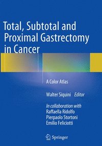 bokomslag Total, Subtotal and Proximal Gastrectomy in Cancer