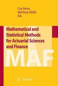 bokomslag Mathematical and Statistical Methods for Actuarial Sciences and Finance